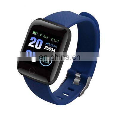Blood Pressure Heart Rate Monitor D13 Watch Smart Bracelet 116 Plus photo-3