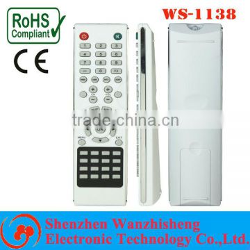 high quality ABS remote controller with CE/ROHS good price for led/lcd tv remote controller