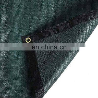 90% Dark green 4ft*50ft HDPE Knitted Shade Mesh Tarps