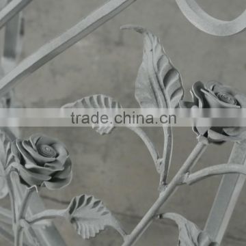 Glass aluminum balcony railing