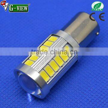 Superbright New car led light ,10-30v non-polarity 33smd 5730 led bulb,ba15s auto led lamp