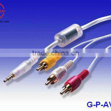 3.5mm stereo plug to jack av cable