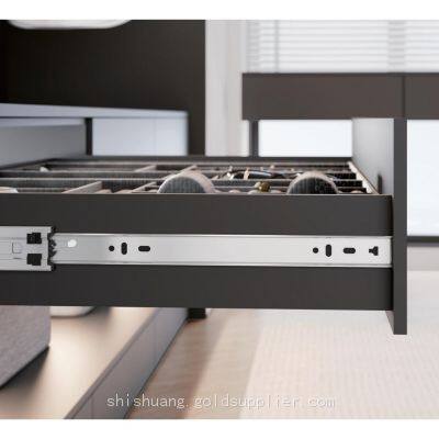 H51 90kgs Load Capacity Heavy Duty Full Extension Ball Bearing Side Mount Normal Drawer Slide Sliding Rails Cabinet Runners photo-2