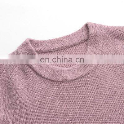 High Quality Custom Knit Pullover Crew Neck Cashmere Woolen Sweater Vest Casual Long Length Outer Wear Embroidered Back Solid photo-3