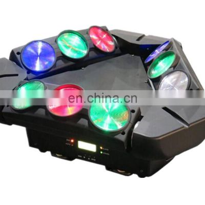 Dj lights triangle 9 eye spyder 9x12w led spider beam moving head Triangle Spider Light