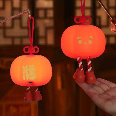 Portable Small Lantern Pumpkin Silicone Night Light Cute and Warm Color Kids Decor Sleep Toy for Room Use photo-2