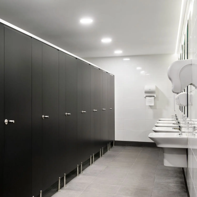 HPL compact laminate Toilet partition system HPL Phenolic Compact Laminate Toilet Cubicle Partition System