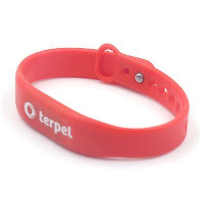 RFID Waterproof Medical Bracelets TK4100 Silicone Wristband