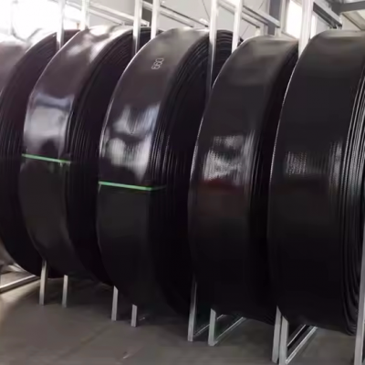 Oil and Gas Develop Use Large Diameter High Pressure Polyurethanes TPU Layflat Hose Discharge Water Hose