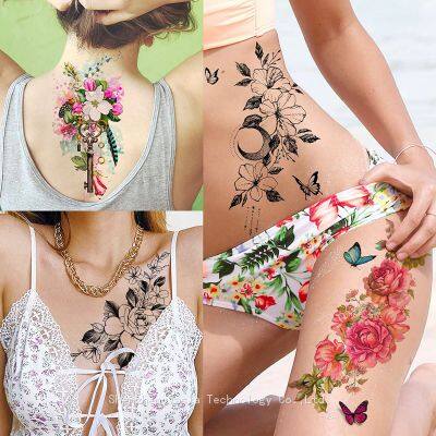 Wholesale Minimalist Tattoo Stickers - Tiny Floral/Quotes, Boutique Retail Tattoo Stickers