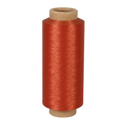Polyester dope dyed high stretch yarn DTY 150D/48F 1H SD NIM for elastic tape