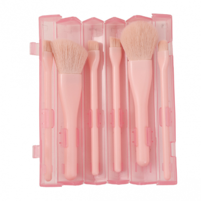 Customized Candy Colored Makeup Brush Six Pack Multifunctional Portable Boxed Makeup Brush Eye Beauty Tool Set photo-2