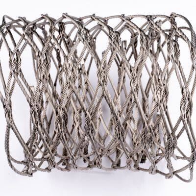 Custom Bird Aviary Enclosure 316 Stainless Steel Wire Rope Mesh Woven Zoo Mesh photo-5