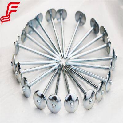 Galvanized 9G Steel Concrete Nails Umbrella Roofing Nails With Cap Smooth and Spiral Shank Types Iron Material photo-1