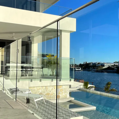 Glass Pool Fences Tempered Glass 6mm 8mm 10mm 12mm for Pool Fence / Balustrade /Tempered Glass for Swimming Pool Fencing photo-3