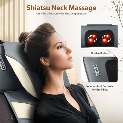 Full Body Massage Mattress With Neck Kneading & Air Compression Waist Support MH-A85 photo-4