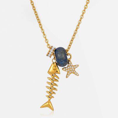 HonHo Factory Direct CNC Precision Stainless Steel Necklace With 0.5 Micron TiN Layer photo-3
