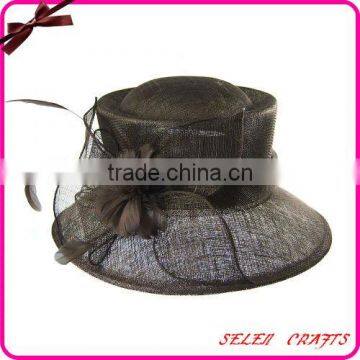 2012 New Design Womens Chocolate Molly Wedding Hat