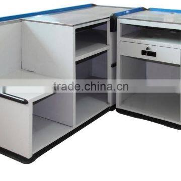 FOSHAN JIABAO JB-024 wooden retail supermarket cash counter