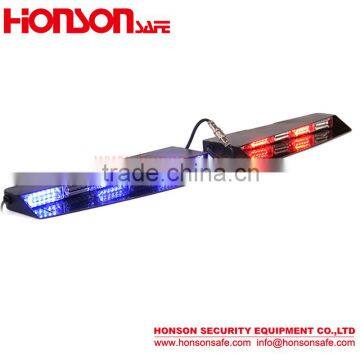 LED Strobe Dash Deck Emergency Visor Light/Windshield Suction Cup Mount Warning Lightbar HV-610 photo-2