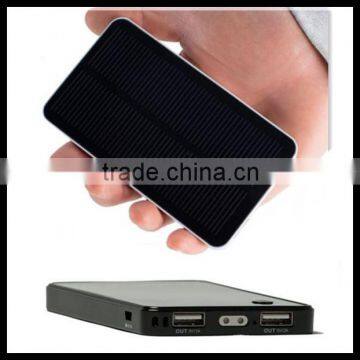 High quality and High capacity portable power bank,solar charger power bank with 6000mah