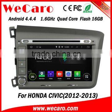 Wecaro android 4.4.4 car multimedia system for honda civic BT gps 3g wifi TV 2012 2013                        
                                                Quality Choice