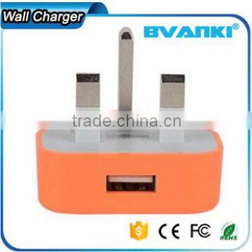 5V 1A Travel Charger Usb 5V 1A Colorful Mini Usb Home/travel Charger Quick Charging 5V 1A 3 Pin Usb Travel Charger Free Sample photo-2