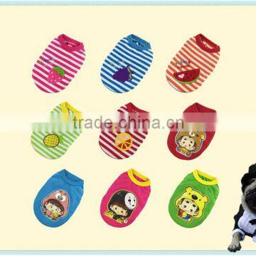 Cheap fruit wholesale pet clothing accessories stripe pattern