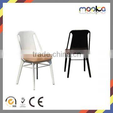 Dining Chair 2014 Modern Steel Dining Chair Metal Wooden Dining Chair