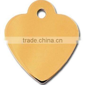 Offer Zinc Alloy Metal Heart Dog ID Tags