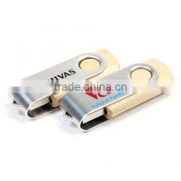 Bulk Swivel USB Wood Flash Drive 2.0 4gb