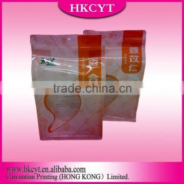 New Productcs Heat Seal Sealing and Barrier Eature Flat Bottom Gusset Pouch