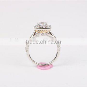 2016 New Arrivaling White Glod Plated cz Ring 925 Sterling Silver Jewelry Ring Model photo-4