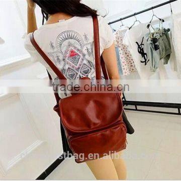 Hot Selling Vintage Backpack Leiture Bag Women Leather Backpack