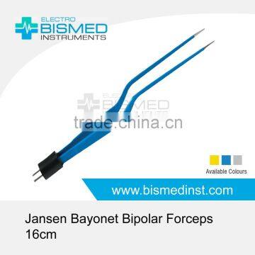 Jansen Bayonet Bipolar Forceps 16cm