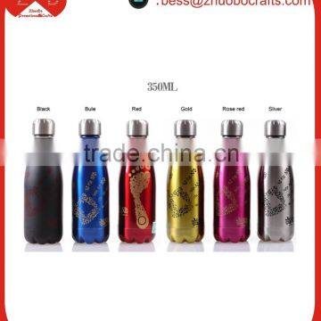 Wholesale Eco-friendly Double Wall Stainless Steel Water Bottle,creative Cola-bottle Cacuum Bottle