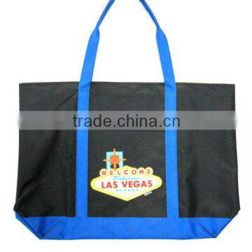 2016 fashion 230D twill nylon handbag with screen print for women