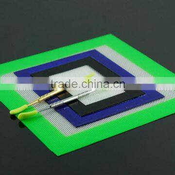 Different Colors Eco-friendly Stocked Silicone dab wax vaporizer oil mat