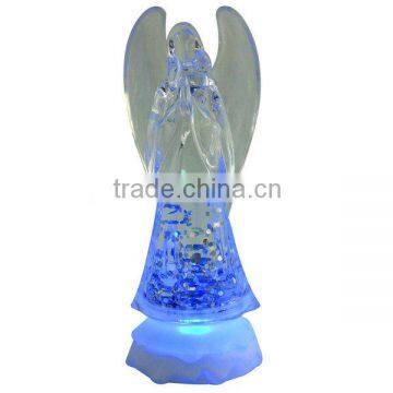 hot sale 2015 christmas supply acrylic angel with lights