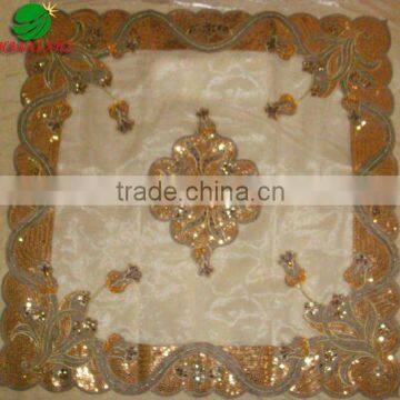 Double lines beads table cloth