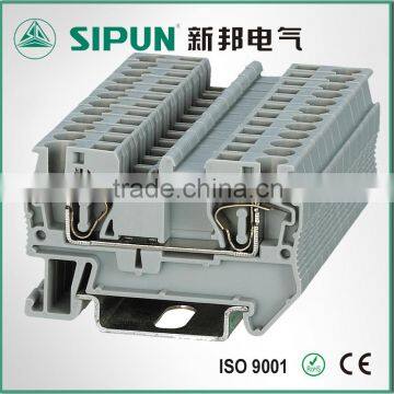 ST3-4 din rail terminal block electric connector spring clamp