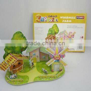 New!3D Puzzle House Toy 210387