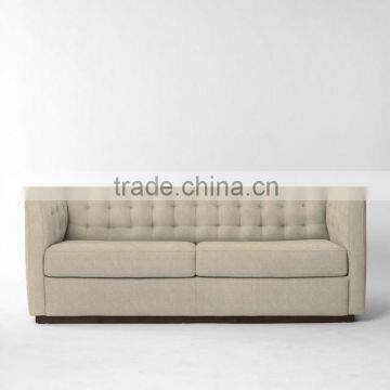 Elegant white fabric living room hotel sofa XY3466