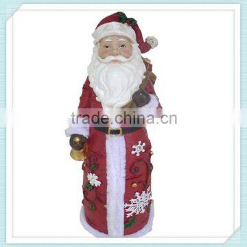 Resin Christmas decor santa claus figurine