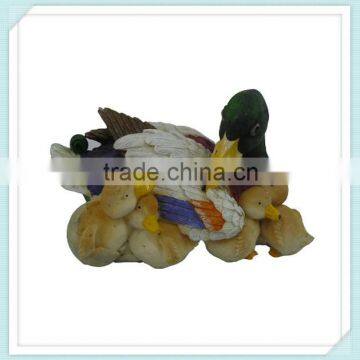 Garden resin duck figurine