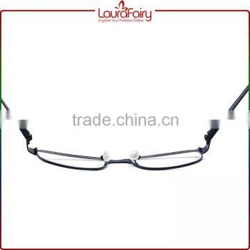 Laura Fairy OEM Manufacturer High Quality Men Classic Black Metal Optical Frame