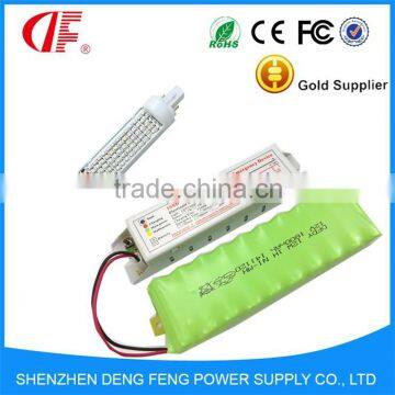 emergency power inverter and green batteries for Emergency light 5 watt led 2hours with led rgb controller