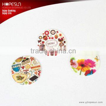 Heat resistant silicone cup mat with pattern