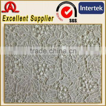 2013 new style poly water soluble bead embroidery fabric design