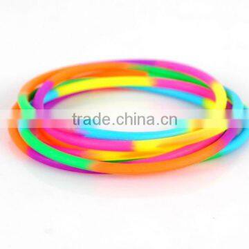 Hot sell multicolor silicone bracelet